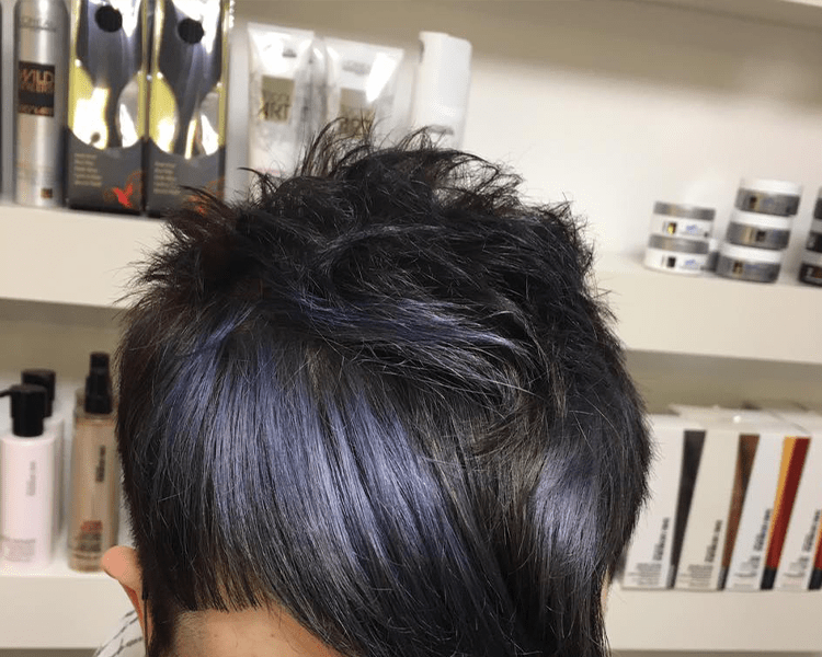 Metallic Haartrend im Friseursalon Esslingen 1 metallic
