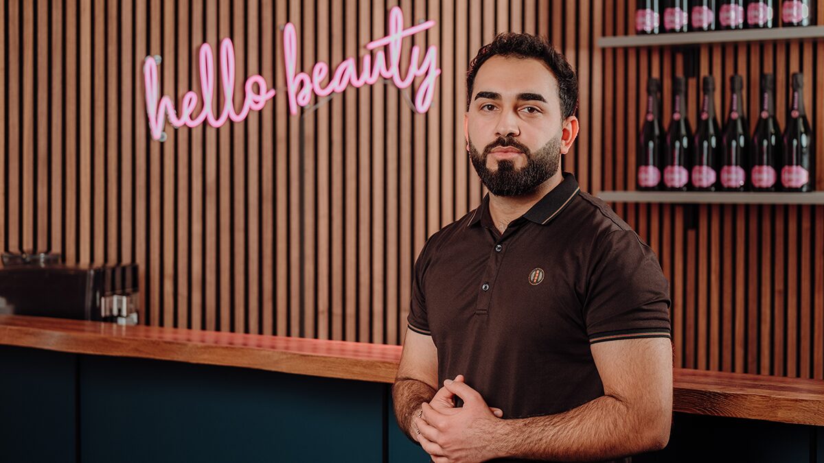 Mitarbeiter im Friseur Salons Heiko Helfrich in Esslingen